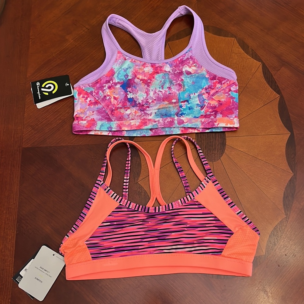 Bundle of 2 Champion girls sports bra